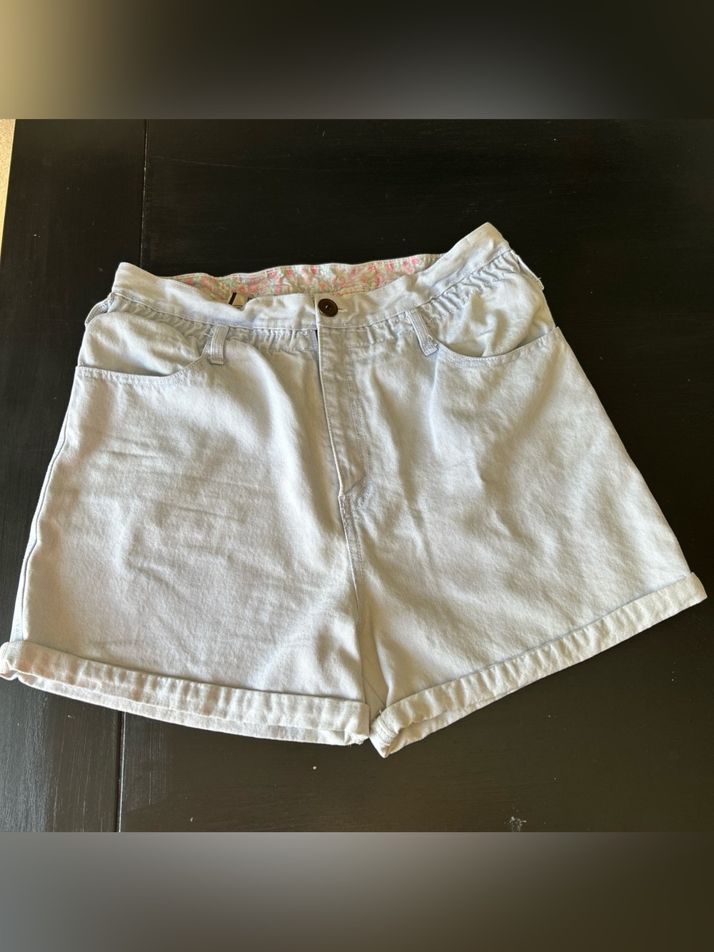 90’s Bill Blass Shorts Women's 12 High Rise Acid Wash Denim Mom Shorts vintage